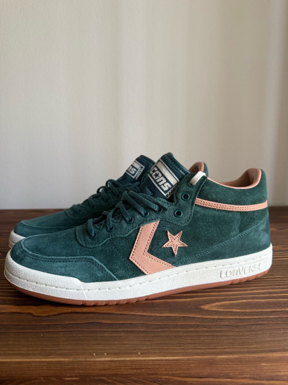 Converse CONS Fastbreak Pro Mid Rubber Plant/Vachetta Size 9 A10590C